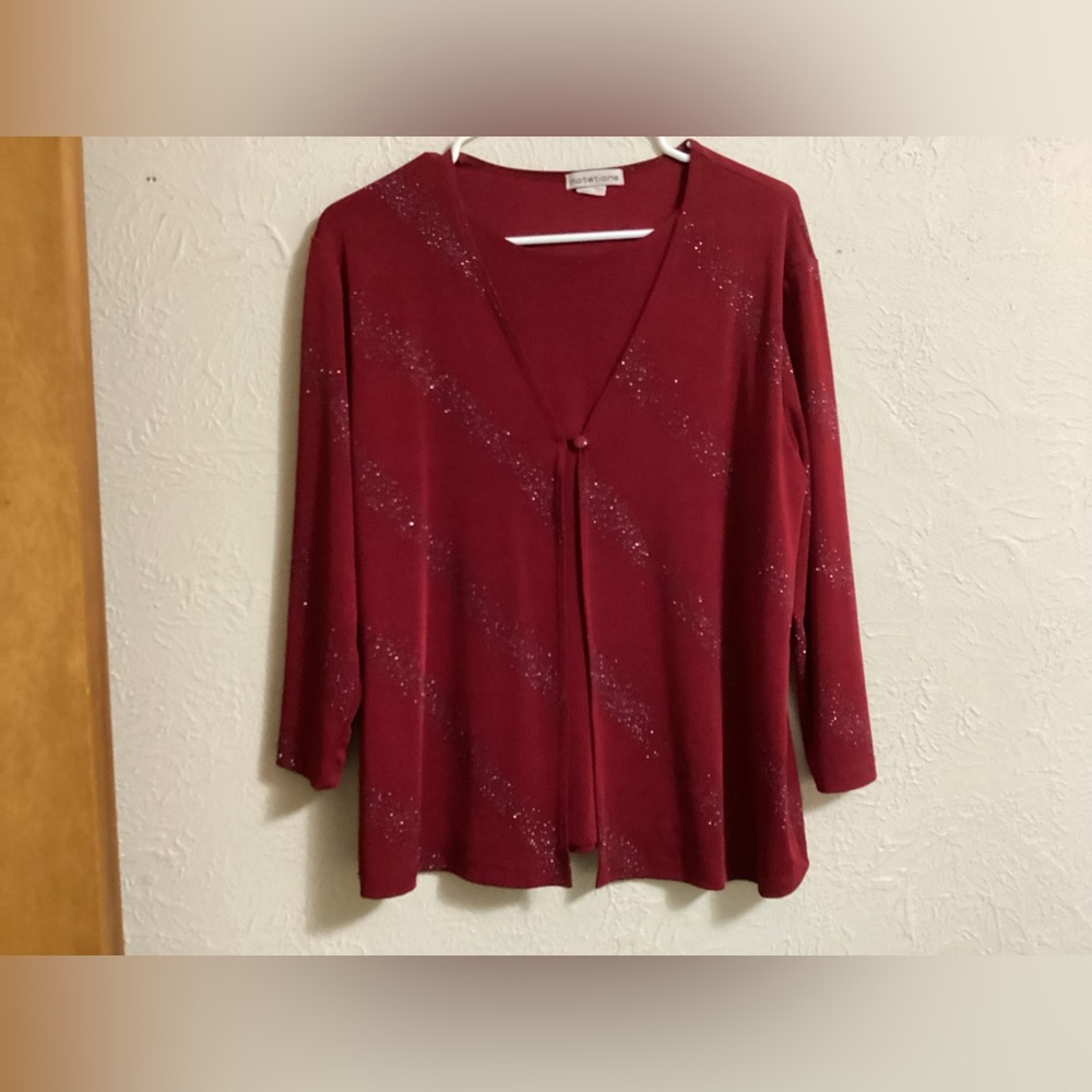 Notations Deep Red Top